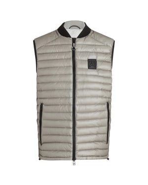 Belstaff Airframe chaqueta con relleno de plumon brillante en beige