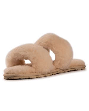 Aus Wooli Australia Sandalias Ballart de lana de oveja para mujer