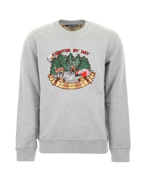 Lanvin Fighter By Day Lover By Night Forest suéter gris