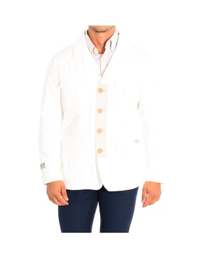 Chaqueta manga larga con corte regular cuello solapa TMJ001-TW408 hombre