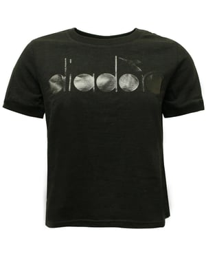 Diadora Sportswear Camiseta negra para mujer