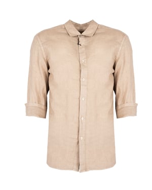 Camisa Xagon Man Lino Hombre Beige