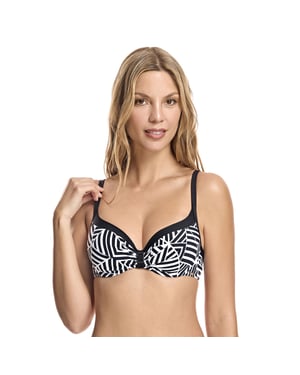 Top de bikini con aros y tirantes regulables W231524 mujer