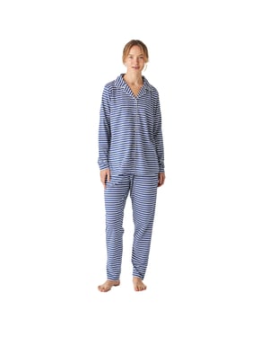 Pijama camisero manga larga JJB3 mujer