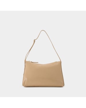 Bolso de piel Prism Beige