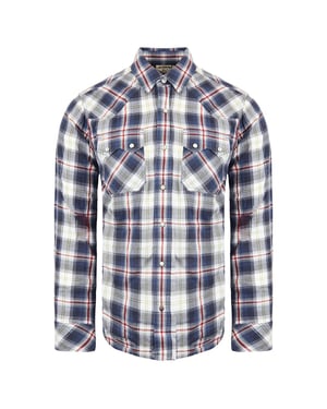 Ariat Anderson Camisa azul/roja para hombres