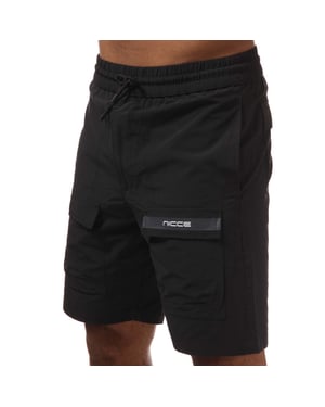 Pantalón corto cargo NICCE Element de hombre en negro