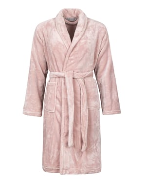 Heat Holders - Albornoz polar de mujer para invierno - Rosa empolvado