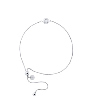 Solitaire de pulsera de diamantes 0.02 0.50 CTS CTS Ilusión Oro amarillo