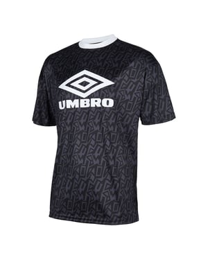 Camiseta negra para hombres de graffiti umbro