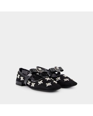 Versace Zapatos con plataforma Gianni Ribbon - - Piel - Negro