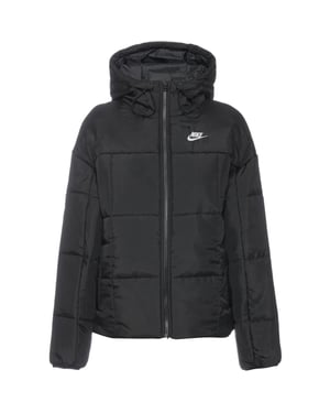 Chaqueta acolchada negra lisa de Nike
