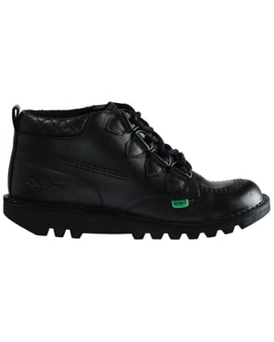 Patadas Mid Quilt Womens Black Boots