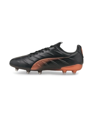 Puma King Platinum 21 FG/Ag Botas de fútbol de hombre negro
