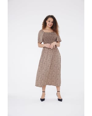 Vestido estampado de lunares Kira