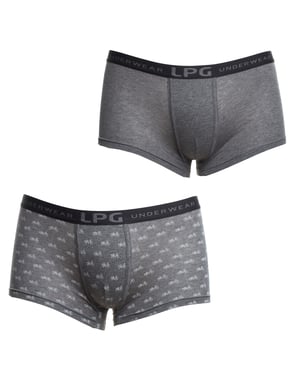Pack-2 Boxers tejido transpirable y frontal anatómico LP1014 niño