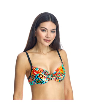 Sujetador de bikini con aros W240924 mujer
