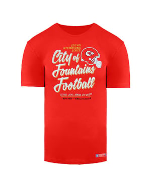 NFL Team Apparel Camiseta manga corta cuello redondo Rojo Juniors MKC2072RE