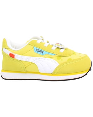Zapatillas Puma Future Rider Spongebob para niños amarillas
