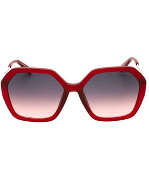 Marc Jacobs gafas de sol rojas con lentes grises