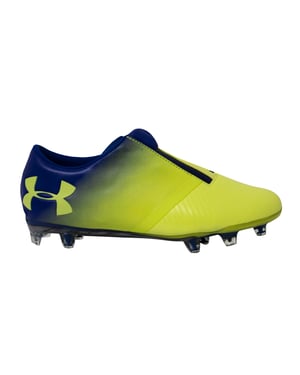 Under Armour UA Spotlight Botas de fútbol de cuero amarillo FG - hombre