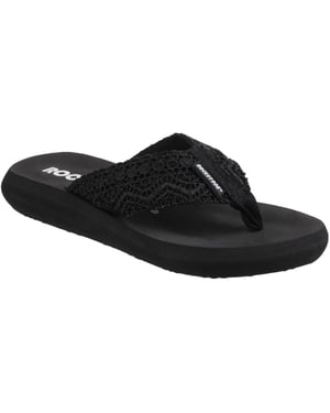 Rocket Dog Sandalias de Tela Tipo Flip Flop Slip On para Mujeres