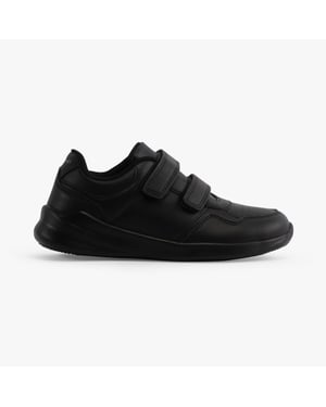 Zapatillas Escolares de Cuero Unisex MARLING Negros
