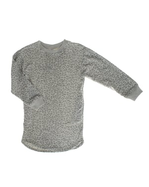 Vestido sudadera de cuello redondo 756387 niña