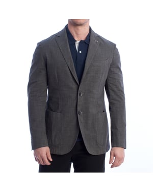 PMJA03-TL219 Blazer de manga larga de corte regular para hombre