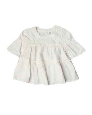 Camisa corta de manga corta con volantes 856269 niña