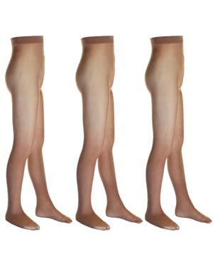 Paquete de 3 panties opacos de 40 deniers 1152 niña
