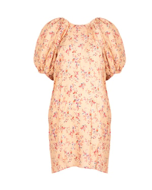 Silvian Heach Vestido de mujer rojo, naranja