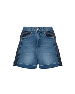 Pinko Bermudas Dotta de mujer azul