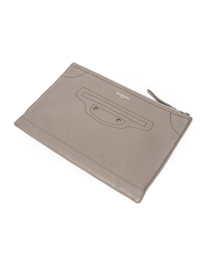 Blackout Zip Clutch  Bolso