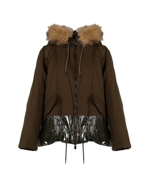 Pinko Chaqueta Circus Parka de mujer verde
