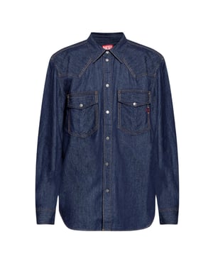 Camisa vaquera azul oscuro de Diesel