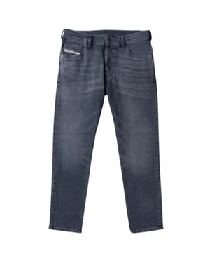 Vaqueros grises de corte tapered D-Yennox de Diesel