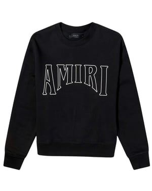 Amiri Sun gráfico en la espalda sudadera negra