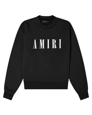 Amiri Bold Core Logo sudadera negra