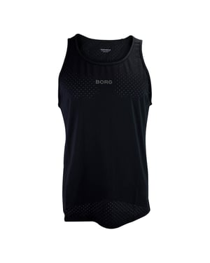 Camiseta sin mangas perforada transpirable y ligera de running para hombre