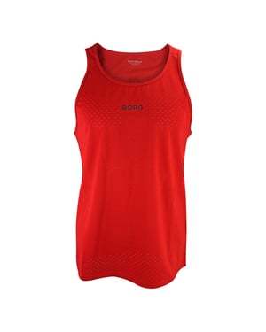 Camiseta sin mangas perforada transpirable y ligera de running para hombre