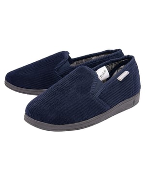 Pantuflas para hombre forradas de tartán con espuma viscoelástica