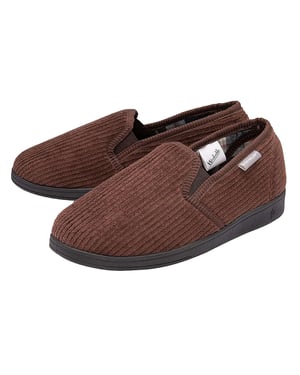 Pantuflas para hombre forradas de tartán con espuma viscoelástica