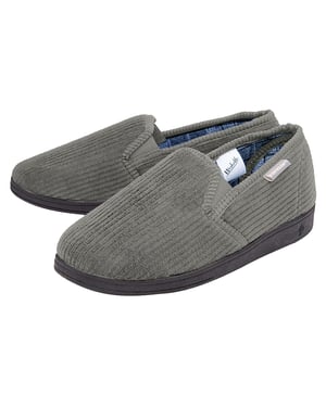 Pantuflas para hombre forradas de tartán con espuma viscoelástica