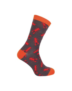 1 paquete de calcetines de bambú con estampado de animales para hombre
