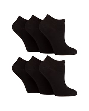 6 Pack Calcetines Diabéticos para Mujer | Calcetines Tobilleros Extra Anchos