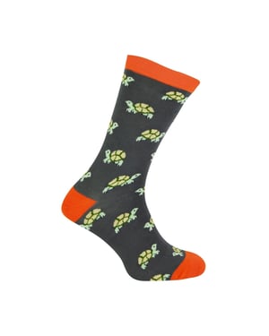1 paquete de calcetines de bambú con estampado de animales para hombre