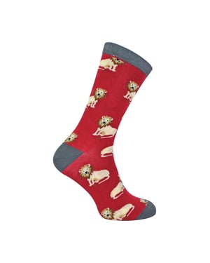 1 paquete de calcetines de bambú con estampado de animales para hombre