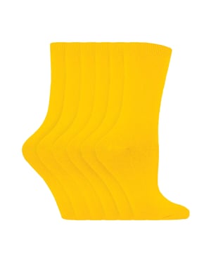 6 Pares de Calcetines de Algodón para Mujer