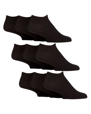 9 Pack Calcetines Diabéticos para Hombre, Calcetines Tobilleros Anchos para Pies Hinchados